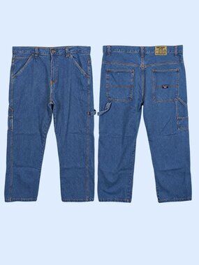 Vintage inspired Smith’s Workwear Carpenter Jeans Men’s 40x32 Blue Denim